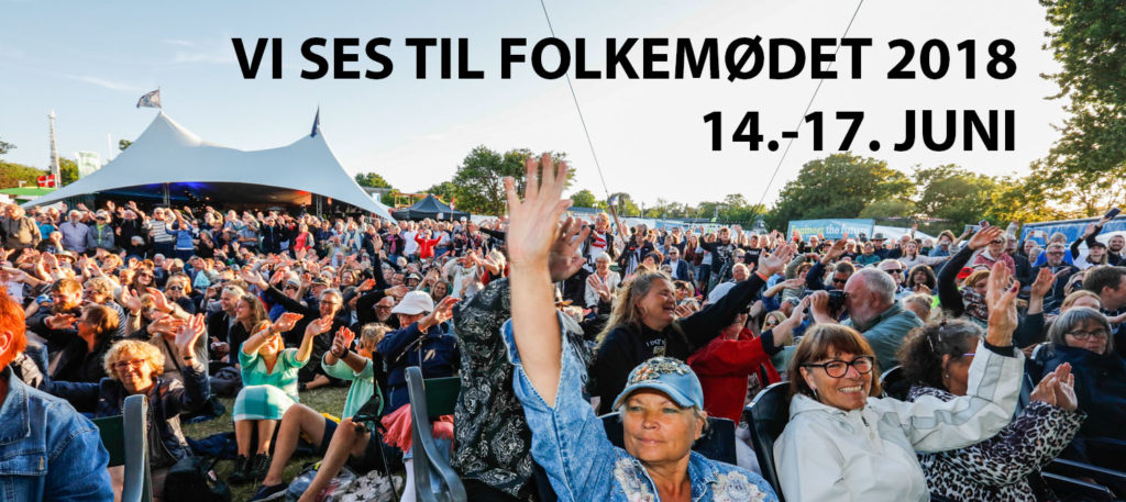 Folkemødet i Allinge på Bornholm 14. til 17. juni 2018